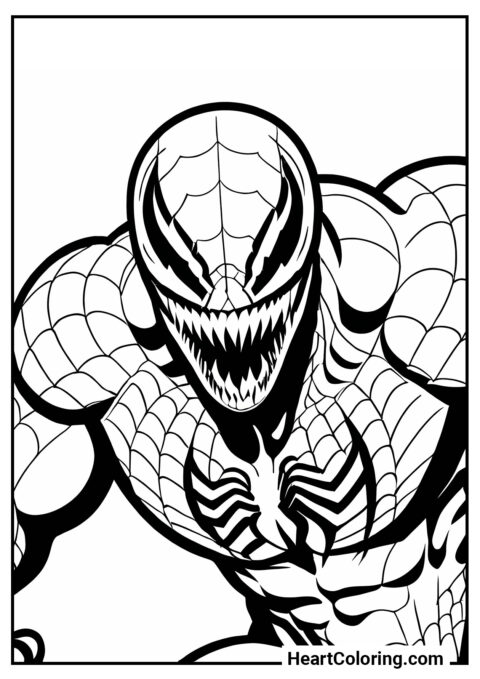 Venom - Dibujos de Venom para Colorear