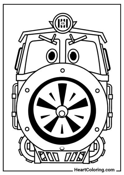 Víctor Serio - Dibujos de Robot Trains para Colorear