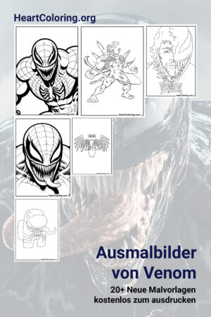 Ausmalbilder von Venom