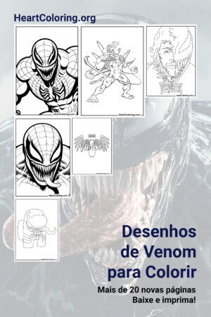 Desenhos de Venom para Colorir