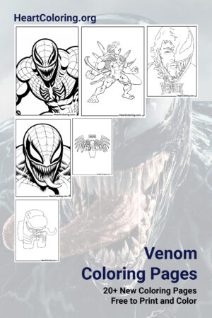 Venom Coloring Pages