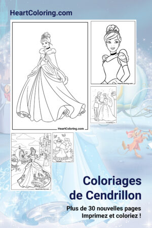 Coloriages de Cendrillon