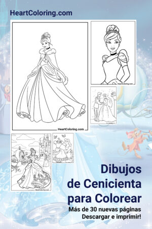 Dibujos de Cenicienta para Colorear