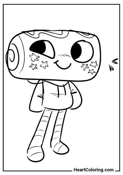 Cosmo Tímido - Dibujos de Dandy’s World para Colorear