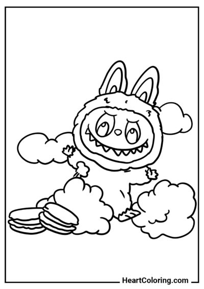 Hora de Cozinhar - Desenhos do Labubu para Colorir