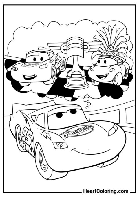 Download Lightning McQueen’s Dreams – quick and easy to print