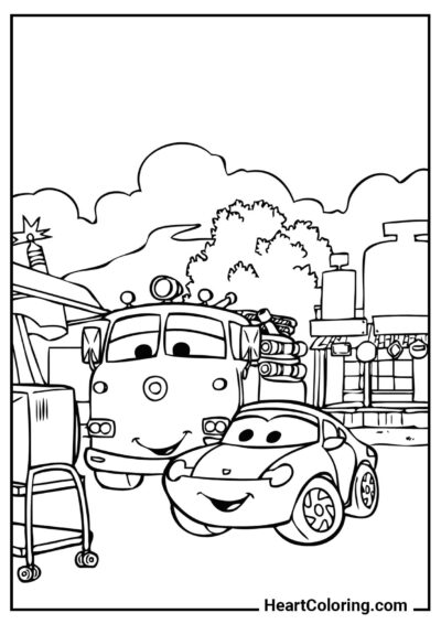 Cute and printable: Fillmore and Sally Downtown