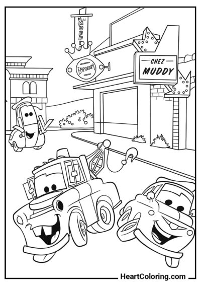 The New Road – simple design for young kids