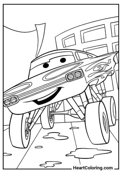 Ramone – downloadable page from "Disney Cars Coloring Pages"
