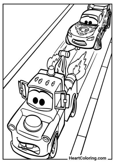 Printable artwork: Mater’s Rocket Boost