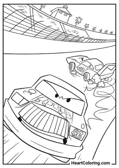 Chick Hicks’ Sneaky Move – printable for toddlers and preschoolers