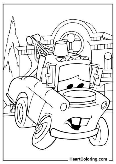 Sad Mater – ready-to-print coloring fun