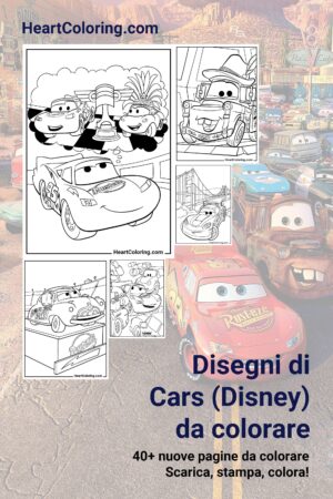 Disegni di Cars (Disney) da colorare