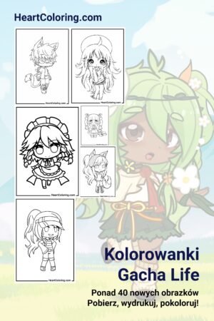 Kolorowanki Gacha Life