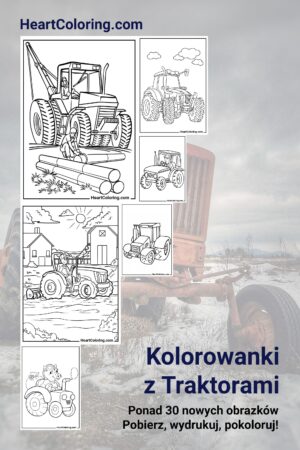 Kolorowanki z Traktorami