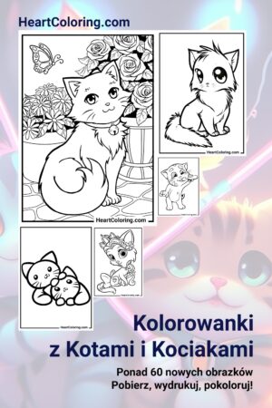 Kolorowanki z Kotami i Kociakami