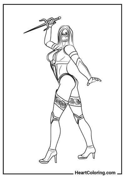 Print-and-color fun: Mileena
