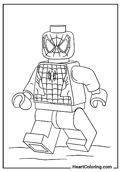 Hoja creativa: Minifigura Spider-Man