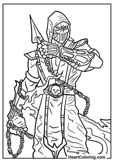 Scorpion with His Kunai – express your creativity!