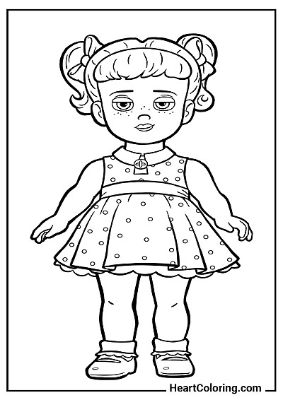 Gabby Gabby sfacciata Stampa gratis il disegno Gabby Gabby sfacciata