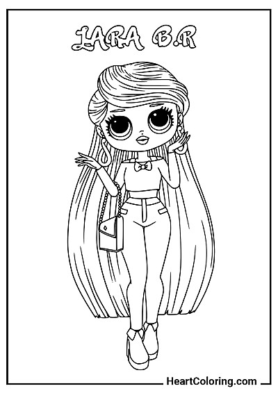Lara B.R. LOL OMG — formato A4, qualità elevata