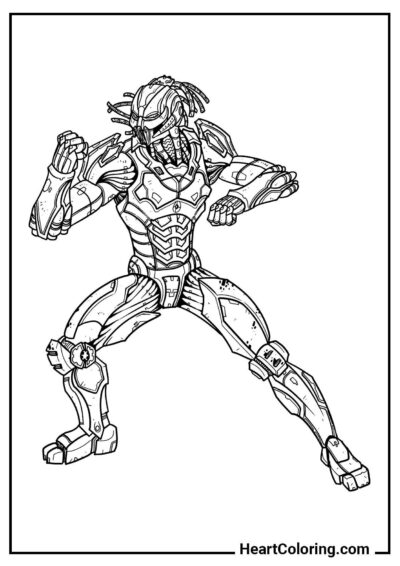 Cyrax — image pour coloriage et création