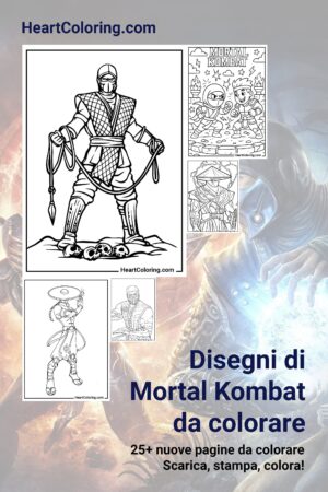 Disegni di Mortal Kombat da colorare