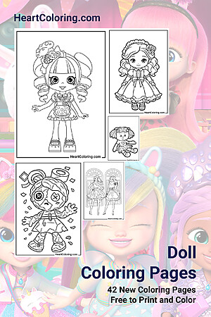 Doll Coloring Pages