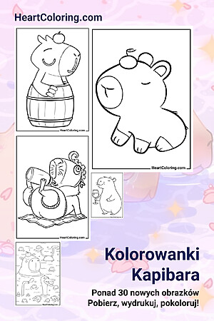 Kolorowanki Kapibara