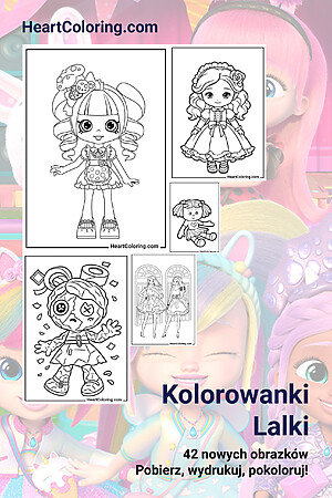 Kolorowanki Lalki