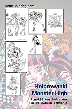 Kolorowanki Monster High
