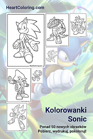 Kolorowanki Sonic