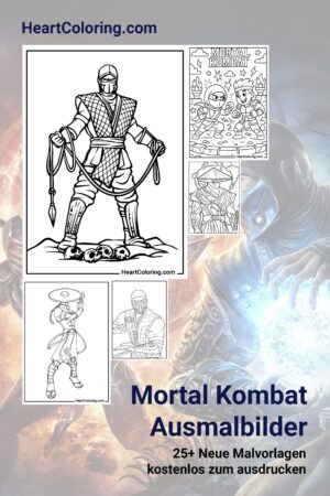 Mortal Kombat Ausmalbilder