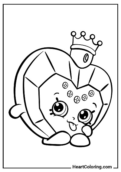 Coloriage Princesse Parfum à imprimer pour tous les âges