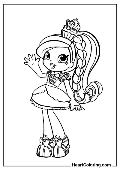 Jessicake Mignonne — coloriage familial à partager