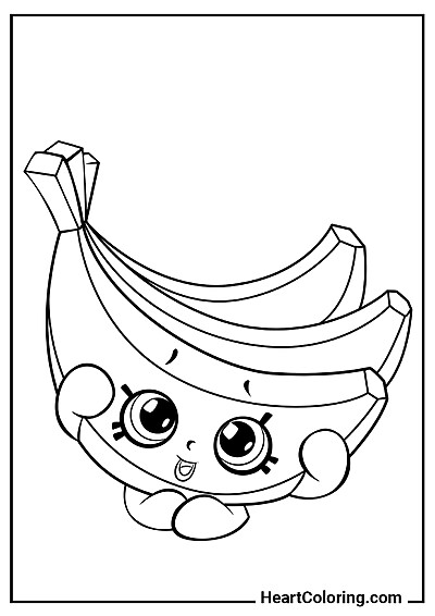 Coloriage Régime de Bananes à imprimer pour tous les âges