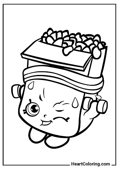 Coloriage Bricky Croquant — fichier prêt à imprimer