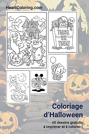 Coloriage d’Halloween Coloriage d’Halloween