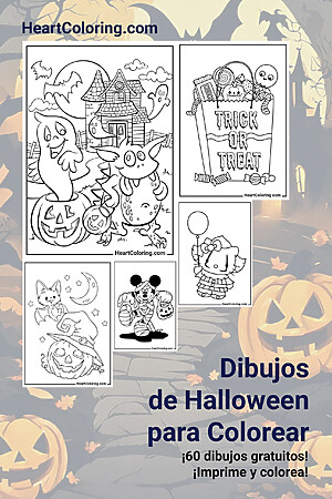 Dibujos de Halloween para Colorear