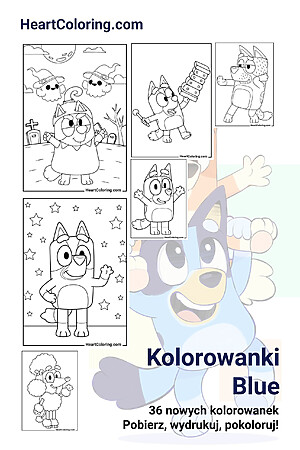 Kolorowanki Blue