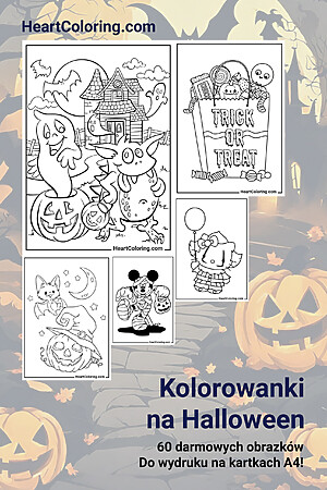 Kolorowanki na Halloween Kolorowanki na Halloween