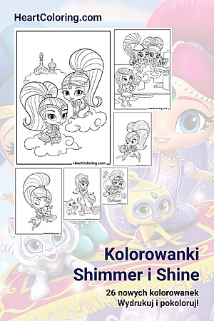 Kolorowanki Shimmer i Shine
