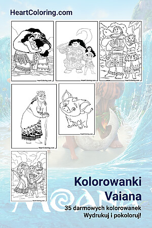 Kolorowanki Vaiana Kolorowanki Vaiana