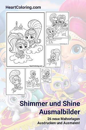 Shimmer und Shine Ausmalbilder